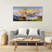 【御畫房】金山城堡 國家一級畫師手繪油畫60×120cm VF-122 (客製商品)