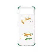 SAMSUNG Galaxy Z Flip4 UX透明保護殼-貓咪主題款 (Haainc聯名) 透明
