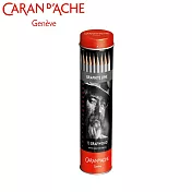 CARAN d’ACHE GRAPHITE PENCIL專家級鐵桶素描鉛筆15入