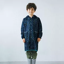 日本Wpc. 夏夜星空M 空氣感兒童雨衣/超輕量防水風衣 附收納袋(95─120cm) 夏夜星空