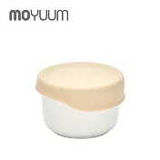 MOYUUM 韓國 陶瓷點心碗附矽膠蓋 - 奶油黃