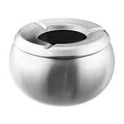 《pulsiva》圓弧不鏽鋼菸灰缸(霧銀) | 煙灰缸