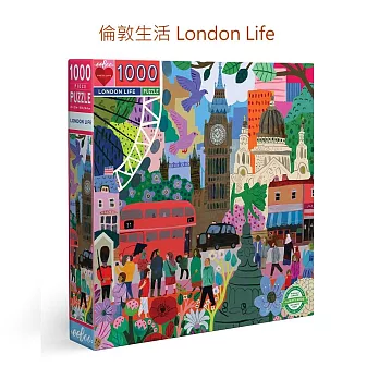 eeBoo 1000片拼圖 - 倫敦生活  London Life 1000 Piece Puzzle