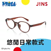 JINS 哆啦A夢款式眼鏡第2彈 悠閒日常款(URF-23S-003) 棕色