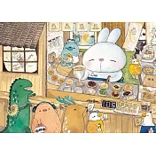 【台製拼圖】MINIHAN兔兔系列-兔兔之車輪餅 520片 25-051