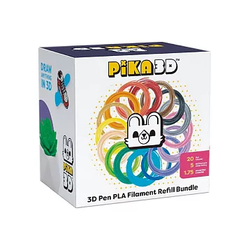 PiKA3D 3D列印筆長絲顏料補充包