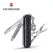 VICTORINOX瑞士維氏 Classic 閃耀系列五用瑞士刀(58mm)-碳纖維刀殼