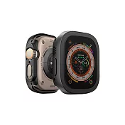 Skinarma 日本潮牌 Apple Watch Ultra 49mm Gado 透亮防刮抗指紋保護殼 黑色