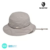 【BLACKYAK】女 舖棉漁夫帽 S 淺卡其-56cm
