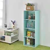 【H&R安室家】台製木質四層櫃/書櫃BCF33 藍色