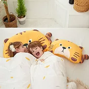 [韓國Hello HiZoo] 手工製動物夥伴防蟎抗菌兒童枕/透氣枕/護脊/護頸枕-小款 好奇貓