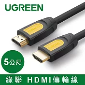 綠聯 HDMI2.0傳輸線 Black Orange版/Yellow(5公尺)