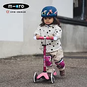 【Micro】兒童滑板車Mini Deluxe Magic LED發光輪(2-5歲) - 多款可選 粉紅色
