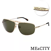 ME&CITY 飛行員金屬方框款太陽眼鏡 抗UV400 (ME 21204 A01)