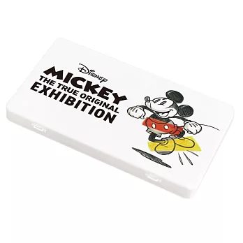 【Disney 迪士尼】隨身口罩收納盒 特展系列 收納盒 零錢收納 (18.4*10.4*1.5cm) 米奇彈跳