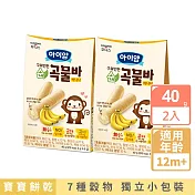 【韓國ILDONG FOODIS】 日東 穀物小捲心-香蕉 2入組