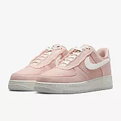 Nike AIR FORCE 1 07 PRM NN 男休閒鞋-粉-DM0208800 US7 粉紅色