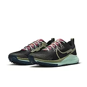NIKE REACT PEGASUS TRAIL 4男慢跑鞋-黑綠-DJ6158004 US10.5 黑色
