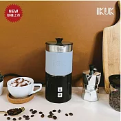 【IKUK 艾可】分離式電動奶泡機840ml(磁吸式電動奶泡器)-莫蘭迪藍 莫蘭迪藍
