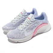 Nike 訓練鞋 Wmns SuperRep Go 3 NN FK 女鞋 淺藍 灰 健身 訓練 運動鞋 DH3393-005
