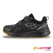 【LOTTO 義大利】男 SR600止滑健走鞋- 25.5cm 黑