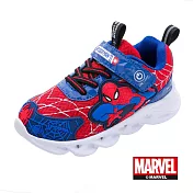【Marvel 漫威】蜘蛛人 童電燈運動鞋 / MNKX24242 17 藍紅