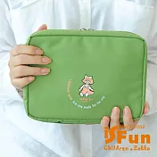【iSFun】童話樂園＊舖棉掛式盥洗包  綠