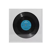 [HeadphoneDog] 黑膠唱片透明藝術框擺飾立體畫 藍