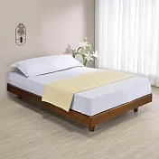 《Homelike》雪夢漂浮床底-單人3.5尺(胡桃色) 實木床 單人床 3.5尺床