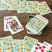 《Rex LONDON》金屬收納盒+撲克牌(元素表) | 紙牌 桌遊