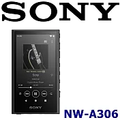 SONY NW-A306 袖珍便攜好音質 觸控螢幕音樂播放器 公司貨保固12+6個月 3色 黑色