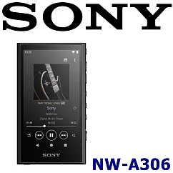 SONY NW─A306 袖珍便攜好音質 觸控螢幕音樂播放器 公司貨保固12+6個月 3色 黑色