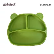 BeBeLock 吸附型重磅餐盤-碧湖綠