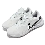 Nike 高爾夫球鞋 Infinity Pro 2 男女鞋 白 黑 寬楦 緩震 高球 運動鞋 DM8449-101 24cm WHITE/BLACK