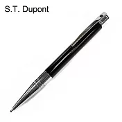 【S.T.Dupont 都彭】D-Initial系列黑桿銀夾原子筆(265200)