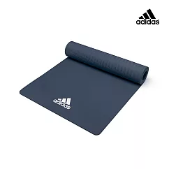 Adidas 輕量波紋瑜珈墊─8mm 曬圖藍