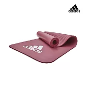 Adidas 輕量彈性瑜珈墊-7mm 煙燻紅