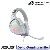 ASUS 華碩 ROG Delta White 電競耳機 幻白