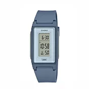 CASIO 卡西歐  LF-10WH 時尚簡約運動輕盈細長環保數字電子錶  粉藍-2D