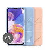 【買一送一】SAMSUNG Galaxy A23 5G 原廠卡夾式背蓋 (EF-OA235T) 粉桃色
