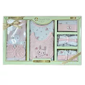 美國Elegant kids十件組彌月禮盒-粉色 (E014) 彌月禮盒 七件組彌月禮盒 女嬰裝 女嬰 嬰兒手套 嬰兒襪子 嬰兒裝 女嬰彌月禮盒 嬰兒圍兜