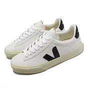 Veja 休閒鞋 Campo Chromefree Leather 白 黑 女鞋 經典款 小白鞋 CP0501537A