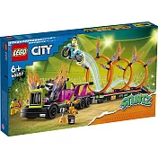 樂高LEGO 城市系列 - LT60357 特技卡車和火圈挑戰組