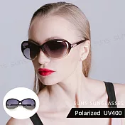 【SUNS】淑女偏光墨鏡 簍空永恆水鑽時尚名媛款 寶麗來墨鏡 防眩光 抗UV400