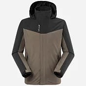 LAFUMA  JAIPUR GTX 二件式 男防水保暖刷毛外套-黑棕-LFV117927302 S 黑色