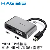 HAGiBiS Mini DP轉4K UHD/VGA/AUX高畫質影音轉接器