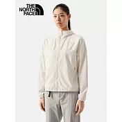 The North Face W NEW ZEPHYR WIND JACKET-AP-女風衣外套-白-NF0A7WCPN3N L 白色