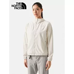 The North Face W NEW ZEPHYR WIND JACKET─AP─女風衣外套─白─NF0A7WCPN3N L 白色
