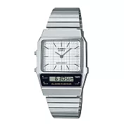 CASIO 卡西歐 AQ-800E 簡約復古懷舊雙顯多功能電子鐵手錶 -7A
