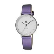 RAINBOW TIME 星座起源時尚腕錶-銀X紫